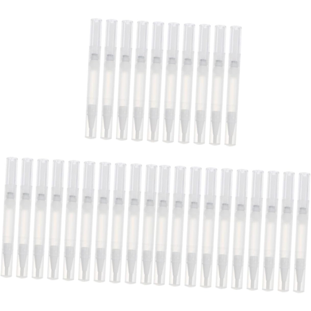 Hkhbjs 30Pcs Multifunctional Essential Oil Pen Empty Tube For Cuticle Oil Pen For Nail Manicure And Nails Supplies Use