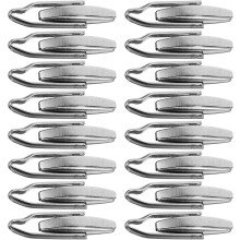 Set di 30 gemelli in acciaio inossidabile da uomo, accessori per camicia e abito in metallo, gemelli formali per smoking e matrimoni.