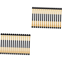 30 Stück doppelseitige Lidschattenapplikatorstäbchen für Make-up-Lidschattenapplikatoren