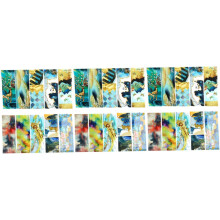 30 Blatt holografische Nagelsticker im verträumten Stil, selbstklebende Maniküre-Nagelaufkleber zur Dekoration
