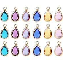 30-teiliges DIY-Anhänger-Set aus Legierung in Tropfenform, Schmuckaccessoires für Damen, kreative Charms