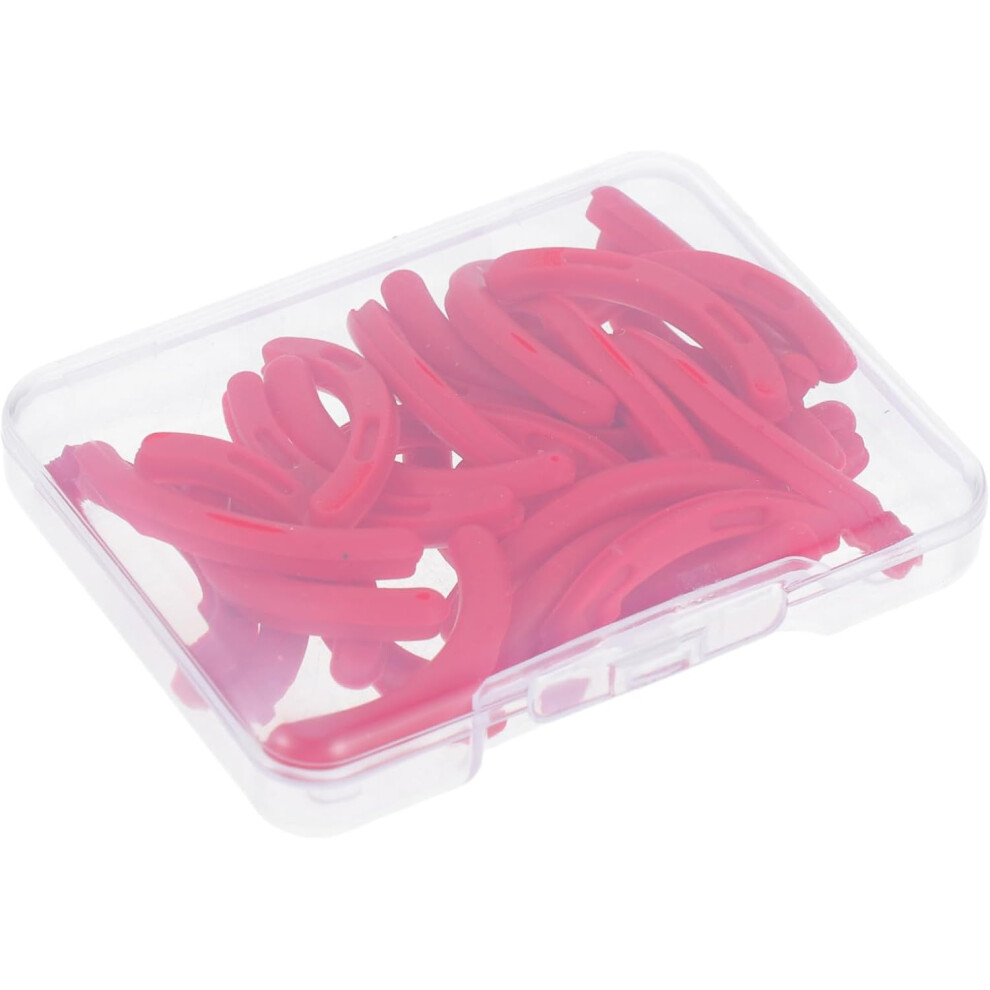 Hkhbjs 30Pcs Eyelash Curler Pads Replacement With High Elasticity Rubber Strips