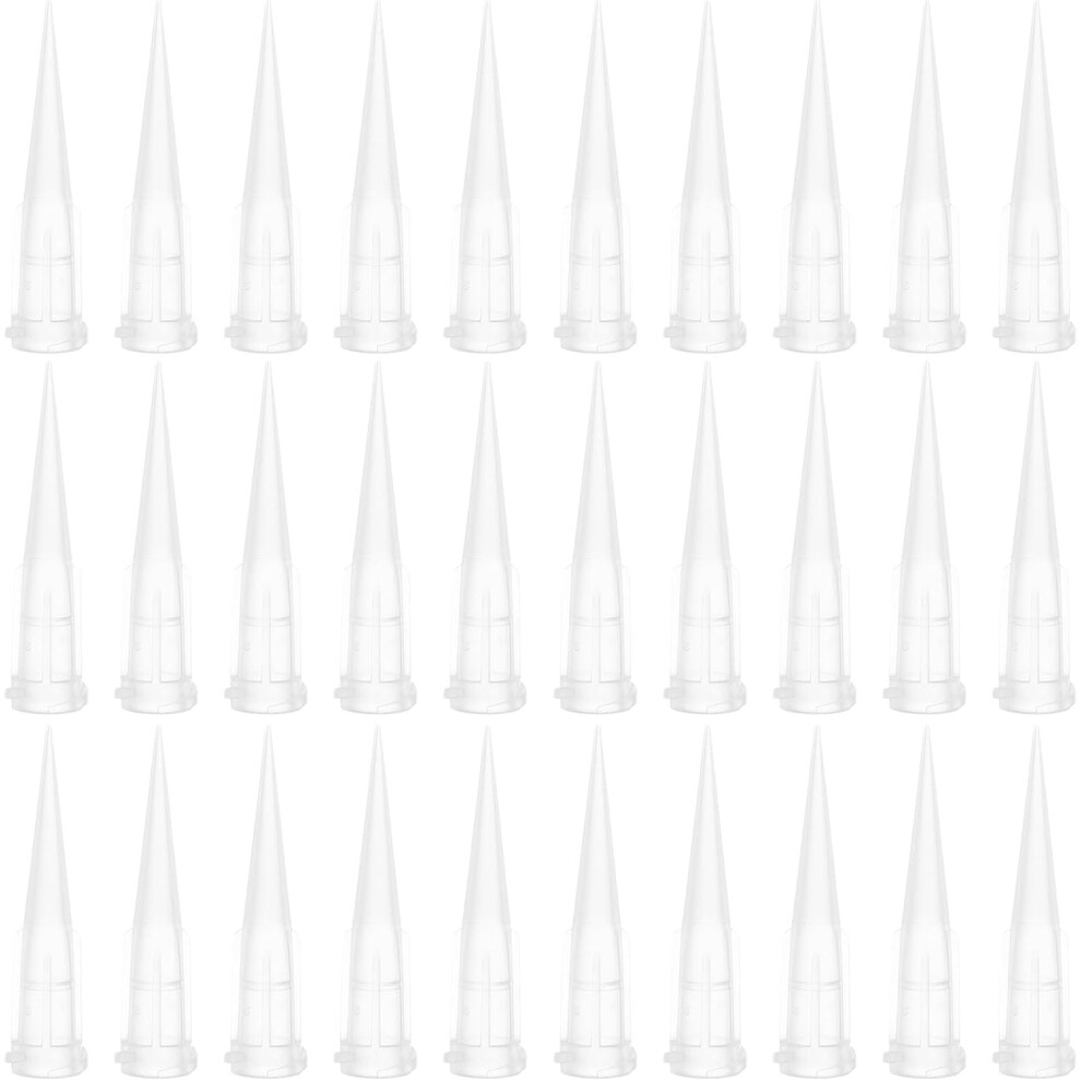 30Pcs Laboratory Dispensing Tips Tapered Blunt Tips Precision Needle Applicator For Glue Adhesive Liquid Oil 5455468307171