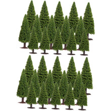 Ensemble de 30 modèles de pins variés pour aménagement paysager, arbres miniatures à tronc en fil de fer