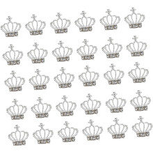 30pcs Elegant Crown Rhinestone Gems Nail Art Nail Stickers Rhinestone Charms Holographic