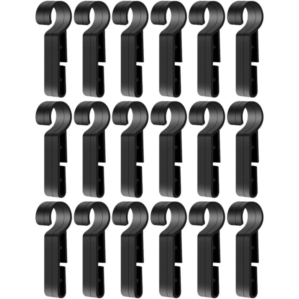 30Pcs Hard Hat Headlight Strap Hook Clip Safety Hard Hat Headlamp Clips Plastic Hook 5455468320576