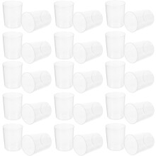 30-teiliges Set Messbecher aus lebensmittelechtem Kunststoff, 100-ml-Messbecher