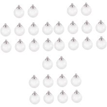 30 Stück kugelförmige Anhänger zum Selbermachen von Schmuck, Armbändern, Halsketten und anderen Dekorationen