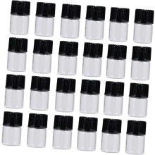 30 Mini-Glasfläschchen mit Schraubverschluss, auslaufsicher, nachfüllbar, für ätherische Öle