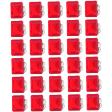 30pcs Red Nail Rhinestones Nail Charms for Women Small Manicure Decorations Resistant