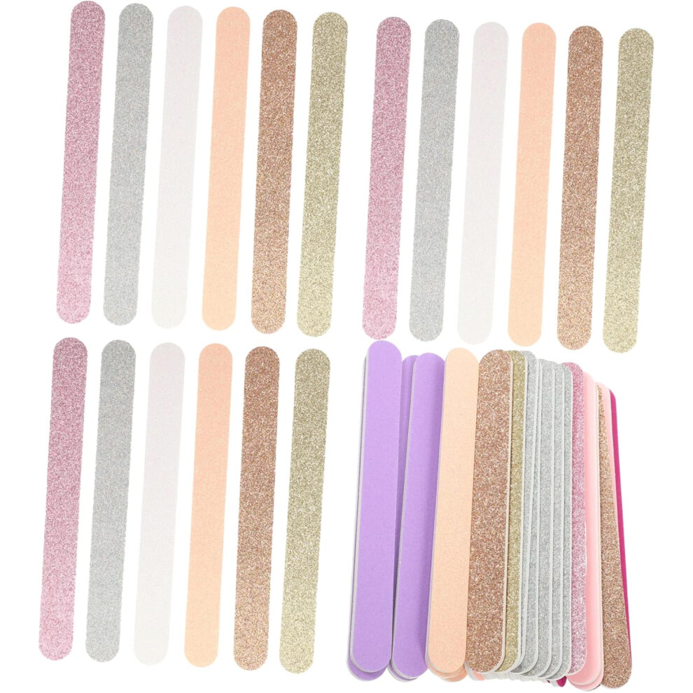 Hkhbjs 30Pcs Nail File Strip Manicure Nail Files Double-Sided For Professional And Home Use Safe Eva
