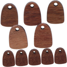 30 Stück Ohrstecker aus Holz, Ohrringstifte aus Holz für Schmuckherstellungs-Sets
