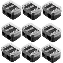 Taille-crayons de maquillage 30 pièces, double design, pour sourcils, lèvres et eyeliner. Taille-crayons pratique.