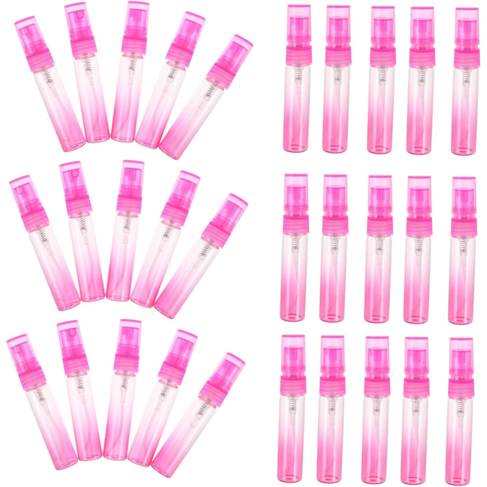 Hkhbjs 30Pcs Mini Refillable Perfume Sample Bottles Glass Travel Fragrance Spray Bottles Empty Misting Vials