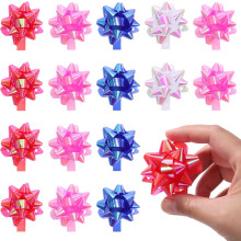 30 Stück Schleifenboxen, Weihnachtsdekorationen, Schleifen, Blumen, Sterne