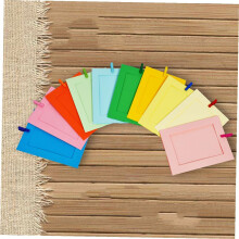 3er-Set à 30 aufhängbare Papierbilderrahmen mit Kordelclips, farbenfrohe Deko-Accessoires für Zuhause