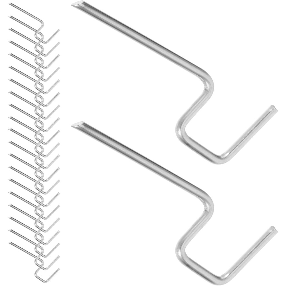 30 Pcs Stainless Steel Drywall Hooks Picture Hangers Wall Hanging Hooks 5455468321511