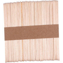 300 varillas de cera depilatorias multiusos de madera, fáciles de usar.