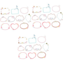 30 DIY-Scrapbooking-Sticker, Bastelset für Fotorahmen, Scrapbooking