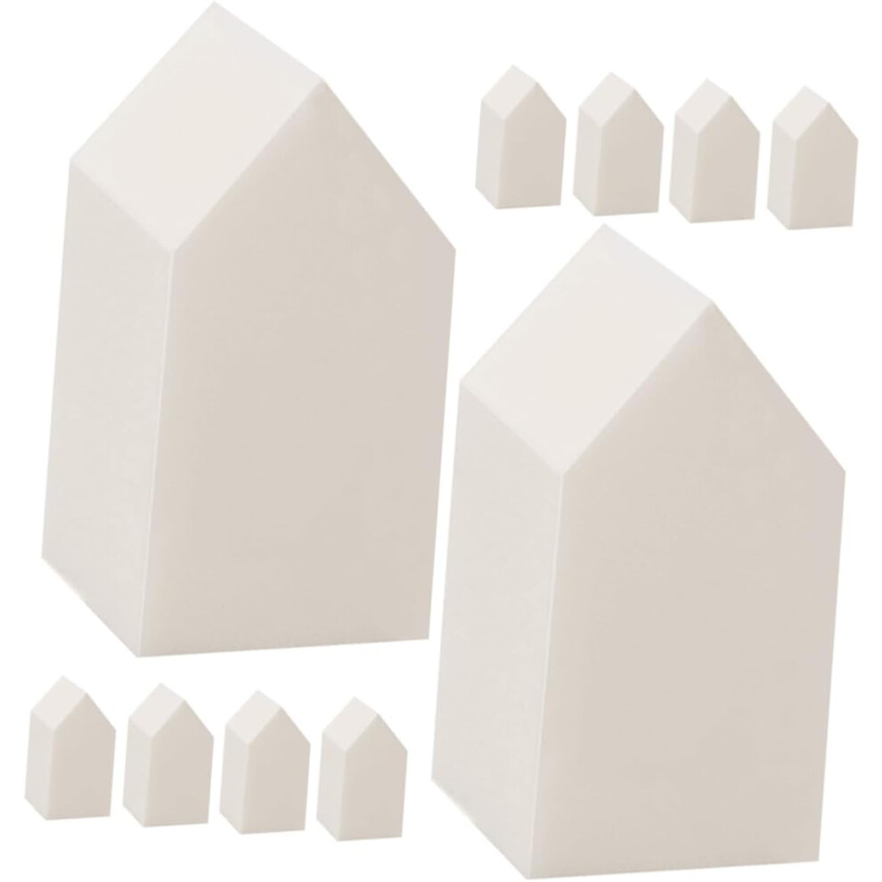 Hkhbjs Beige 30Pcs Disposable Small Makeup Sponge Soft Finger Concealer Thumb Powder Puff For Face Body Application