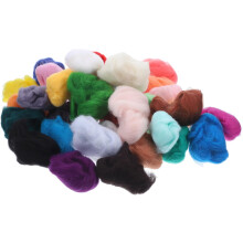 DIY-Nadelfilz-Wollset für Bastelarbeiten, 36-teiliges farbiges Wollvlies für handgefertigte Filzprojekte