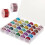 36-Color Metallic Embroidery Thread Set, Gold and Silver Sewing Threads 1