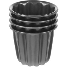 moules à muffins et canele en acier au carbone, antiadhésifs, faciles à utiliser et robustes.