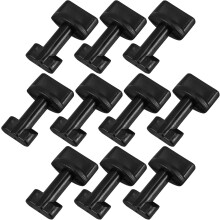 35 Stück DIY-Pflanzgefäßform-Schnallen für Betonblumentopf-Guss, 2 cm schwarze Plastikeimer