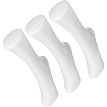 3pcs White Female Foot Mannequin for Sock Display Small Feet Shoe Model Short Leg Plastic Mannequin