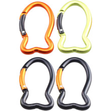 Fischförmiger Karabiner aus Aluminiumlegierung, Kletterschnalle, Bergsteigerausrüstung