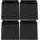 4Pcs Central Air Conditioner Switch Panel Protection Cover, 86-Type Adhesive Plastic Switch Protector 1