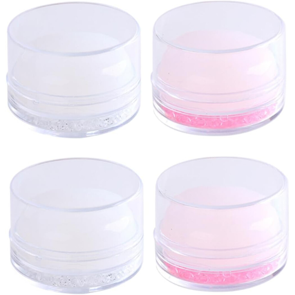 Hkhbjs 4Pcs Nail Art Stampers Manicure Nail Transfer Printing Stamper For Diy Decor Accessory