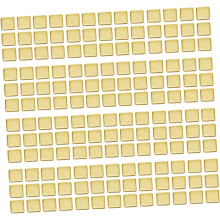 300 languettes de soudure en cuivre plaqué or 2x2 mm pour la fabrication de bijoux, pastilles de soudure prédécoupées pour bijoux