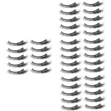 Geschwungene künstliche Wimpern für Damen – Make-up-Zubehör für einen natürlichen Look und zur Verschönerung des Augen-Make-ups
