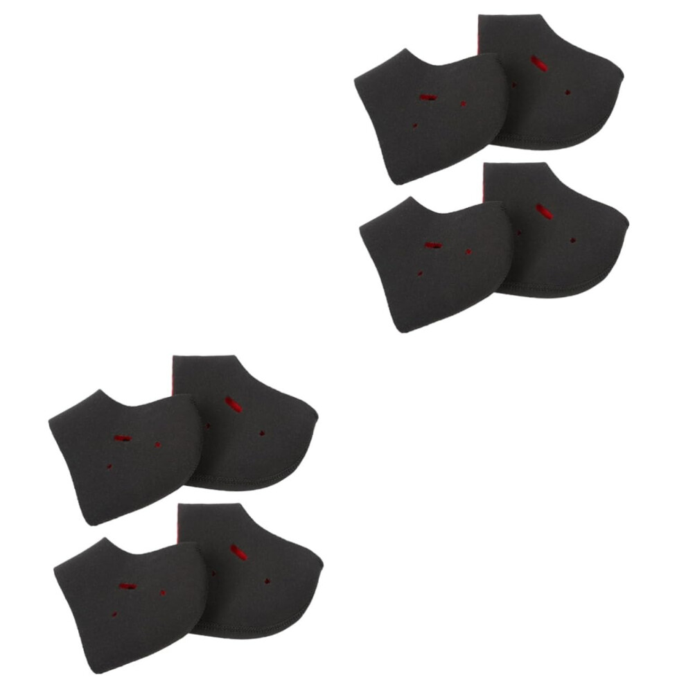 Hkhbjs Black/Red 4Pairs Heat Socks Holes Sets For Cold Feet Indoor Foot Cover Ankle Support Brace And Pain Relief Cushion