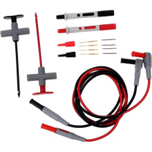 16-teiliges Prüfspitzen-Set für Spannungsprüfer, Multimeter-Messleitungen, Krokodilklemmen für Leitungsprüfsets