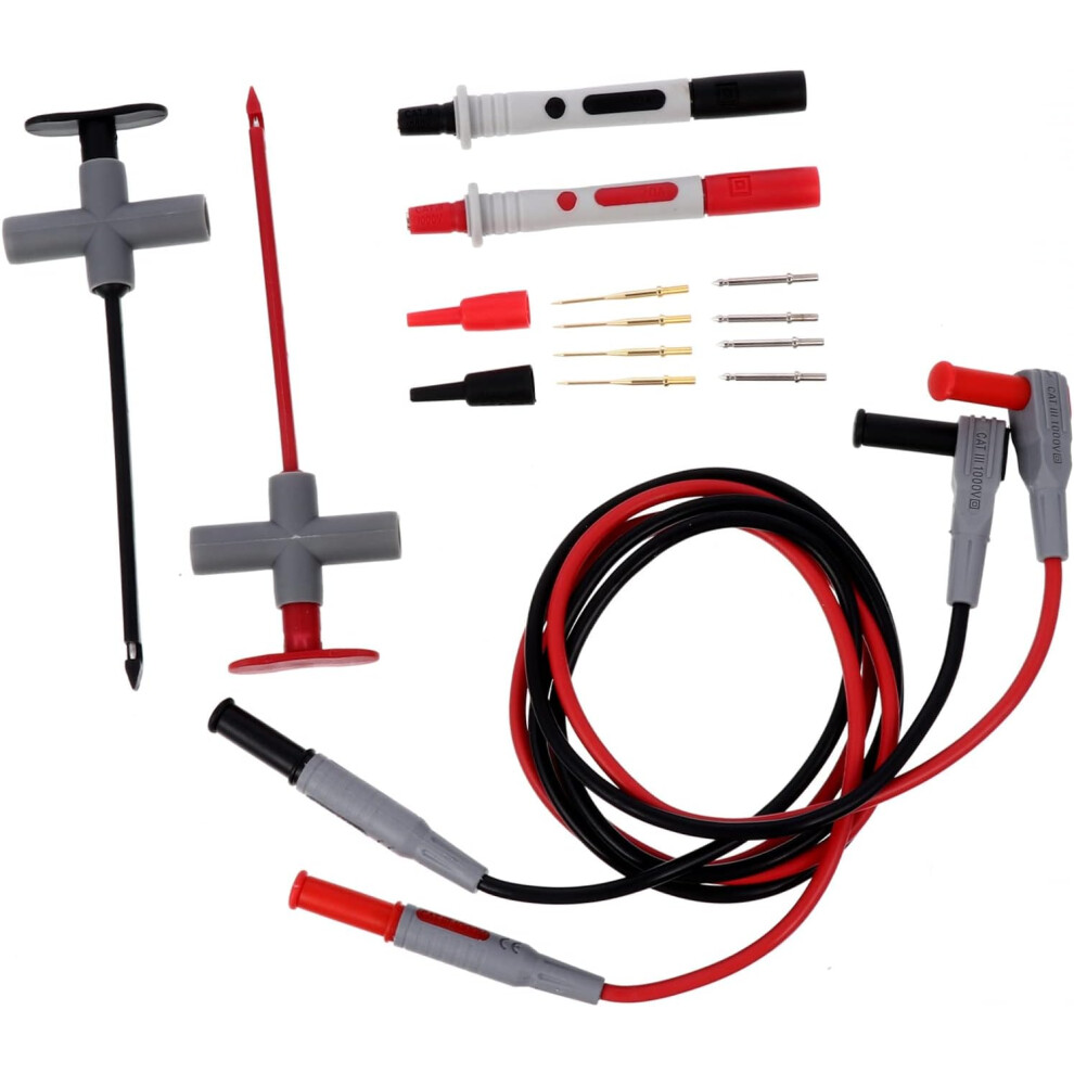 16Pcs Test Probe Kit For Voltage Circuit Tester Multimeter Leads Alligator Clips For Lead Testing Kit 5455468311833