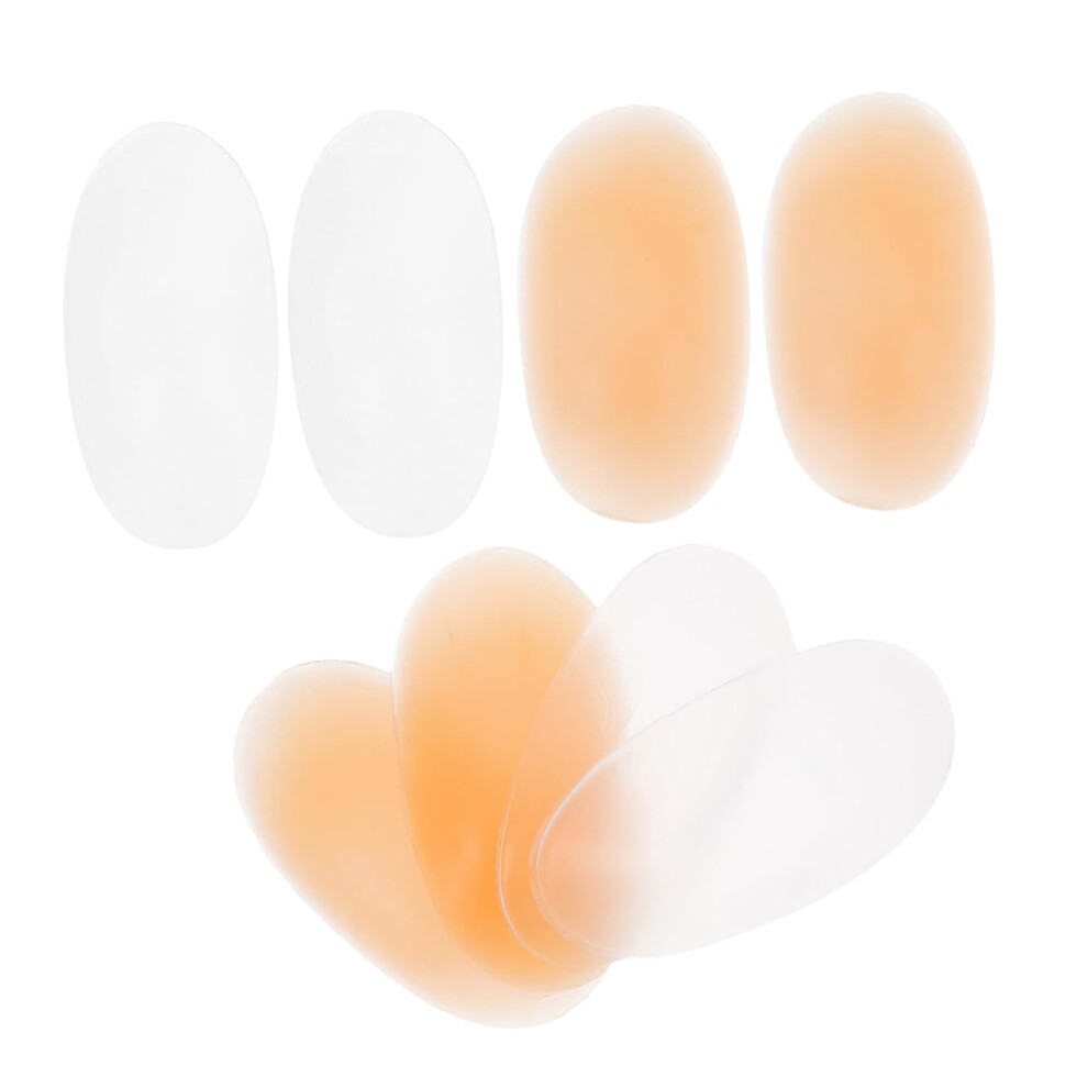 Hkhbjs 4Pairs Silicone Invisible Shoulder Pads Women's Adhesive Shoulder Pad Cushions