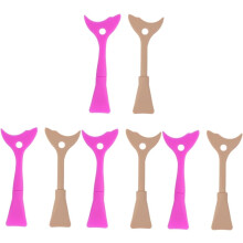 8 pezzi di applicatori per eyeliner in silicone, cuscinetti di protezione per mascara, strumenti per il trucco