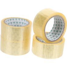 4 Rollen Verpackungsband für Versand und Umzug, hochviskoses Dichtungsband, breit und strapazierfähig
