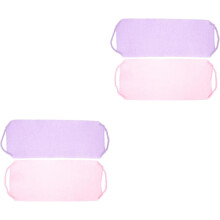 4er-Pack Peeling-Duschtücher, Rückenpeeling-Netz-Körperwasch-Peeling-Handtücher zum Baden