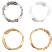 4 stuks DIY draadcirkels metalen ringen sieraden maken accessoires armbandringen van geheugendraad