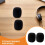 18pcs Microphone Windscreen Pop Filter Covers Made of Sturdy Eva Material 3