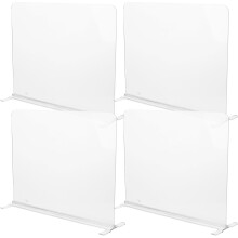 4er-Set Regaleinteiler für Kleiderschränke, Acryl, schlicht, stilvoll, leicht zu reinigen, übersichtlich