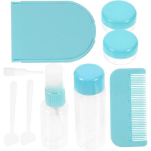 2er-Pack Reiseflaschen, tragbare Toilettenbehälter mit Pumpe für Shampoo, Lotion, Seife, Reise-Toilettenflaschen