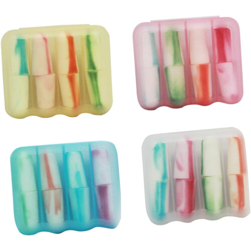 4pcs Noise Cancelling Earplugs Mute Ear Protector Noise Reduction Ear Plug