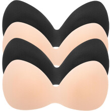 Set di imbottiture per reggiseno in lattice di cotone sottili e traspiranti, inserti per reggiseno sportivo a forma di U senza cuciture per donna