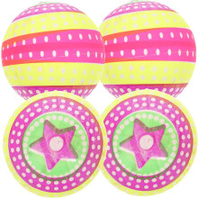 Fluoreszierende Beachvolleyballbälle für Jungen und Mädchen, 23 cm, PVC, aufblasbar, glatte Oberfläche