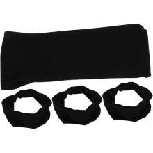 4 Stück elastische Turban-Stirnbandknöpfe für Masken, Sport-Stirnbänder, rutschfeste Haarbänder für Workouts