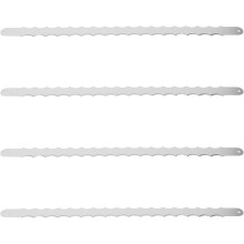 4er-Set Ersatzklingen für Bow-Brotmesser, Edelstahl, gezahnt, Ersatzteile